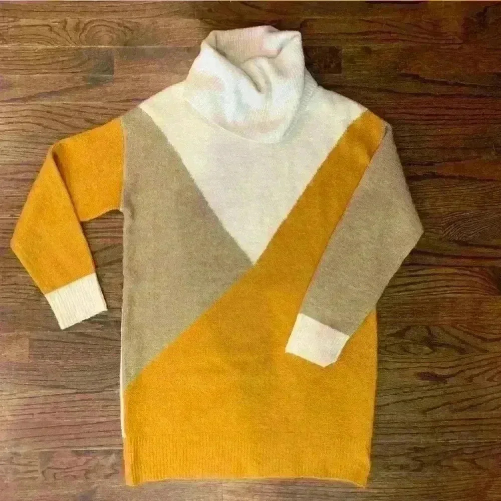 Perfect Fall Sweater - Silverflint Cowl Neck Tunic Sweater Women’s Size Small